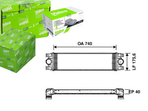 Intercooler Renault Master 1,9-3,0 Dci 01- Valeo