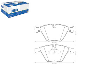Klocki Hamulcowe Ceramiczne Bmw 3 (e90) 3 (e91) 3