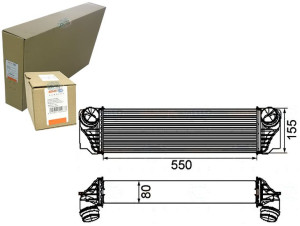 Intercooler Bmw 2,0d 3,0d F10 F11 F07 Behr Hella