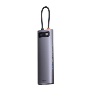Hub Usb-C 12W1 Baseus Metal Gleam Series (Szary)