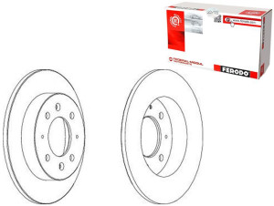 Tarcze Hamulcowe 2szt Kia Cerato 1.5d-2.0d 03.04-