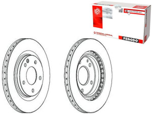 Tarcze Hamulcowe 2szt Mercedes A (w168) 2.1 12.01-