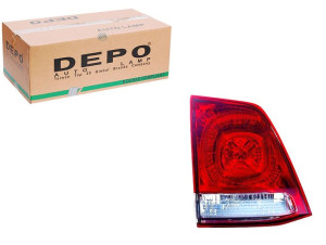 Lampa (część Wewnętrzna Led Kolor Szkła Czerwony)