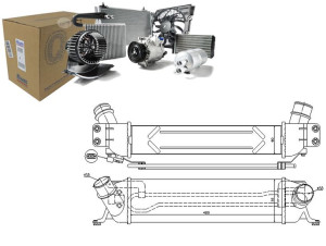 Intercooler Hyundai Nissens