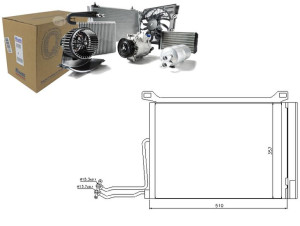 Skraplacz Klimatyzacji Mini (r50 R53) 1.4d 06.03-0