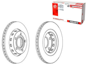 Tarcze Hamulcowe 2szt Audi A6 A8 2.5d-6.0 03.94-01