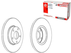 Tarcze Hamulcowe 2szt Audi 100 A4 A6 1.6-2.5d 12.9