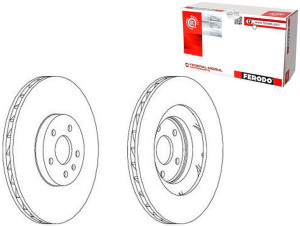 Tarcze Hamulcowe 2szt. Audi A4 A5 Q5 3.0-4.2 06.07