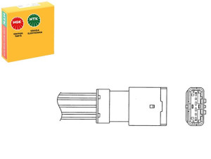 Sonda Lambda Citroen C5 2.0 16v 01- Ngk