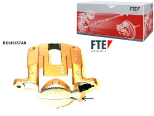 Zacisk Hamulcowy Mercedes W168 A-klasa 97-04 Lp Ft