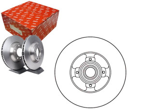 Tarcze Hamulcowe 2szt Peugeot Tył 308 Sw 5008 Part