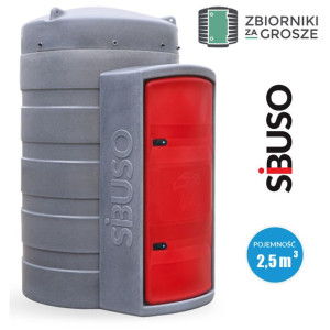 Dwupłaszczowy zbiornik na paliwo Sibuso NVC2500