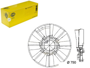 Koło Wentylatora Hella 32054506 A00 376756081 7037