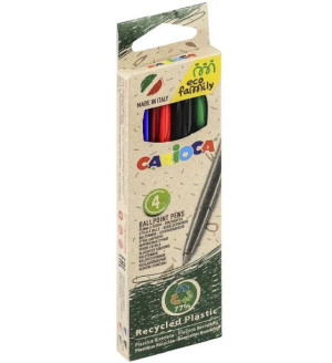 Długopisy CARIOCA EcoFamily 4 kolory