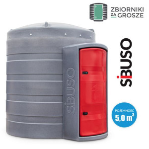 Dwupłaszczowy zbiornik na paliwo Sibuso NVC5000