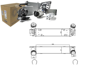 Intercooler Bmw 1 (e81) 1 (e82) 1 (e87) 1 (e88) 3