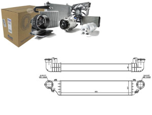 Intercooler Mercedes C (cl203) C T-model (s203) C