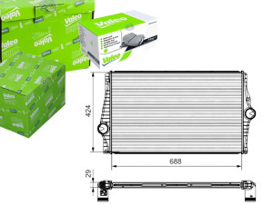 Intercooler Volvo Xc90 2.4d 02- Valeo