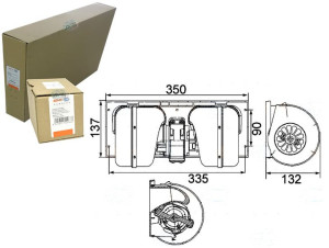 Wentylator Dmuchawa Behr Hella 1672646 1331270 742