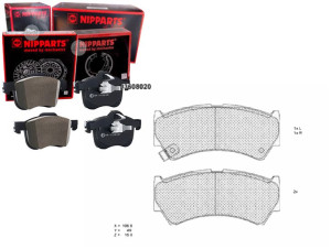 Klocki Hamulcowe Nissan Almera I (n15) 1.4 Nippart