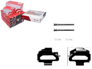 Zestaw Montażowy Klocków Hamulc. Brembo