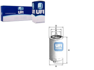 Filtr Paliwa Iveco Stralis 270-450 03- Ufi