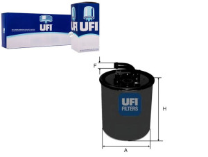 Filtr Paliwa Diesel Ufi
