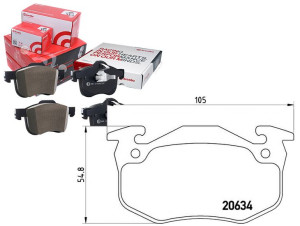 Klocki Hamulcowe Renault Twingo 93-98 Brembo