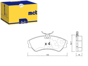 Klocki Hamulcowe Vw T4 2,5tdi -03 Metelli