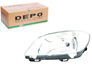 Reflektor Skoda Fabia Ii H4 06-14 Le Chromowany De