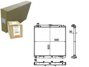 Chłodnica Silnika Behr Hella 21410eb30a 070138n Dn