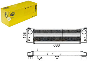 Intercooler Mercedes Vito Viano Cdi 06- Hella