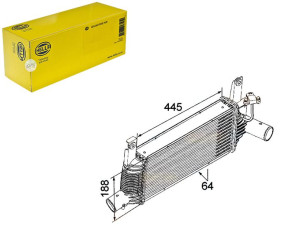 Intercooler Nissan Navara 2,5d Hella