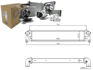 Intercooler Fiat Sedici Suzuki Sx4 1.9d 06.06- Nis