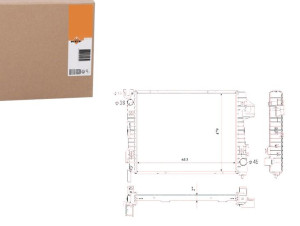 Chłodnica Silnika Nrf 52028829ac 52028829ae 69017