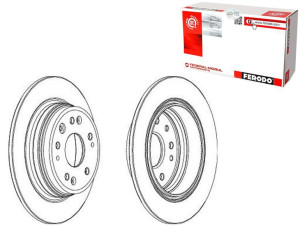 Tarcze Hamulcowe 2szt Honda Cr-v Ii 2.0/2.4 09.01-