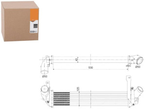 Intercooler Renault Kangoo 05-08 1,5dci Nrf