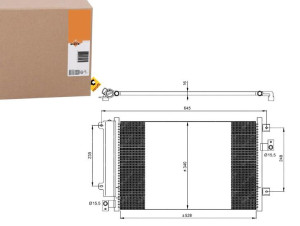 Skraplacz Klimatyzacji Fiat Multipla 1,9d 02- Nrf
