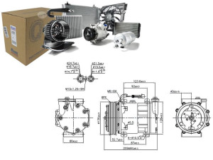 Sprężarka Klimatyzacji Alfa Romeo 145 146 147 156
