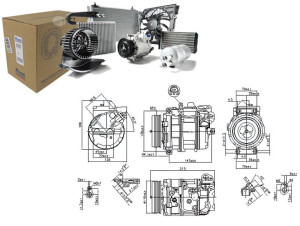 Sprężarka Klimatyzacji Bmw 3 (e90) 3 (e91) 3 (e92)