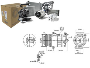 Sprężarka Klimatyzacji Fiat Talento Nissan Nv300 N