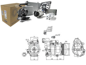 Sprężarka Klimatyzacji Mercedes A (w168) Vaneo (41