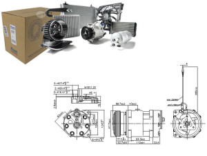 Sprężarka Klimatyzacji Opel Movano Renault Master
