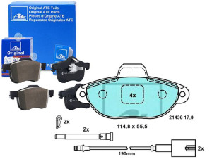 Klocki Hamulcowe Ceramiczne Fiat 500 Ford Ka 1.2/1