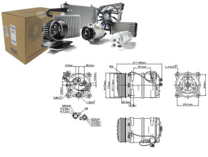Sprężarka Klimatyzacji Volvo 850 C70 I S70 S80 I V
