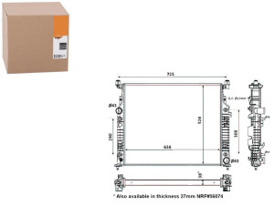Chłodnica Mercedes W164 W251 Ml R 05- Nrf