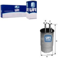 Filtr Paliwa Diesel Hws Ufi