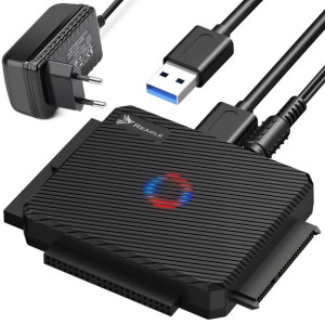 Reagle Adapter Mostek Dysku Usb 3.1 Sata Iii Ide 16tb Led