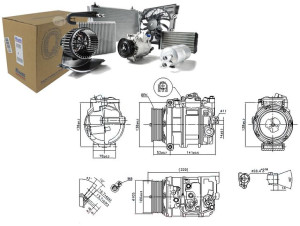 Sprężarka Klimatyzacji Mercedes E (w211) 4.0d 01.0