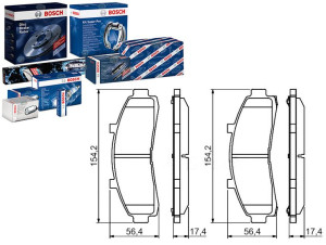 Klocki Hamulcowe Ford Przód Explorer Bosch